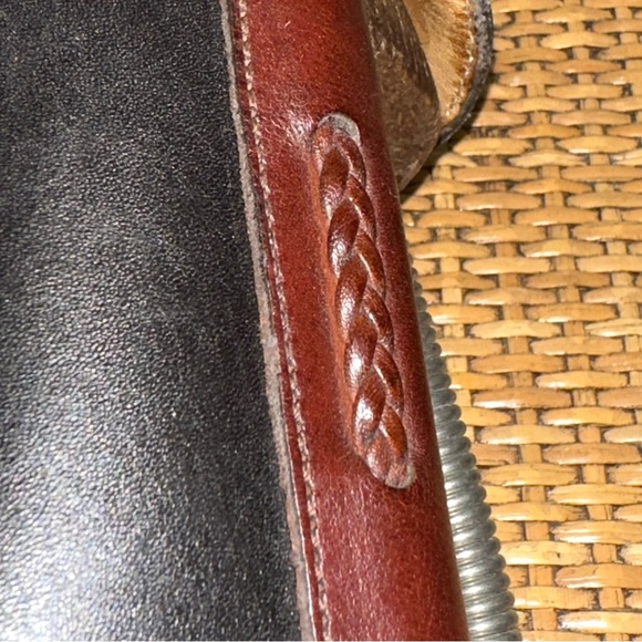 Allen Edmonds Loafers Woodstock 10.5D Slip On Kiltie Tassel 2 Tone Black Brown - Picture 8 of 11